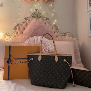 Louis Vuitton Neverfull MM Monogram Purse
